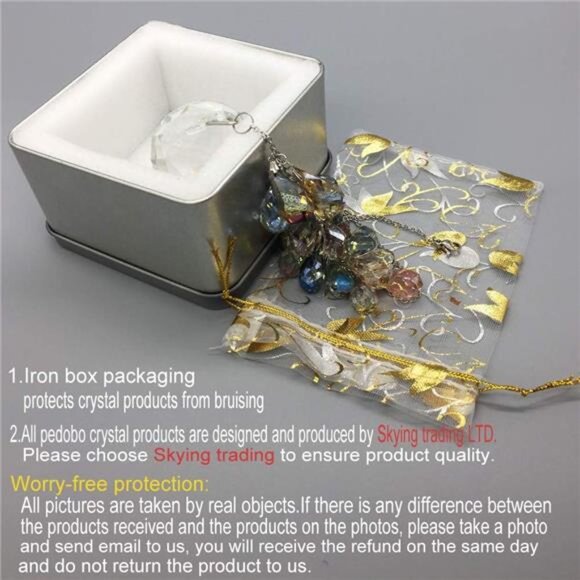 40mm Crystals Ball Prisms Suncatcher Hanging Ornament Chakra Crystals Rainbow - Picture 6 of 7